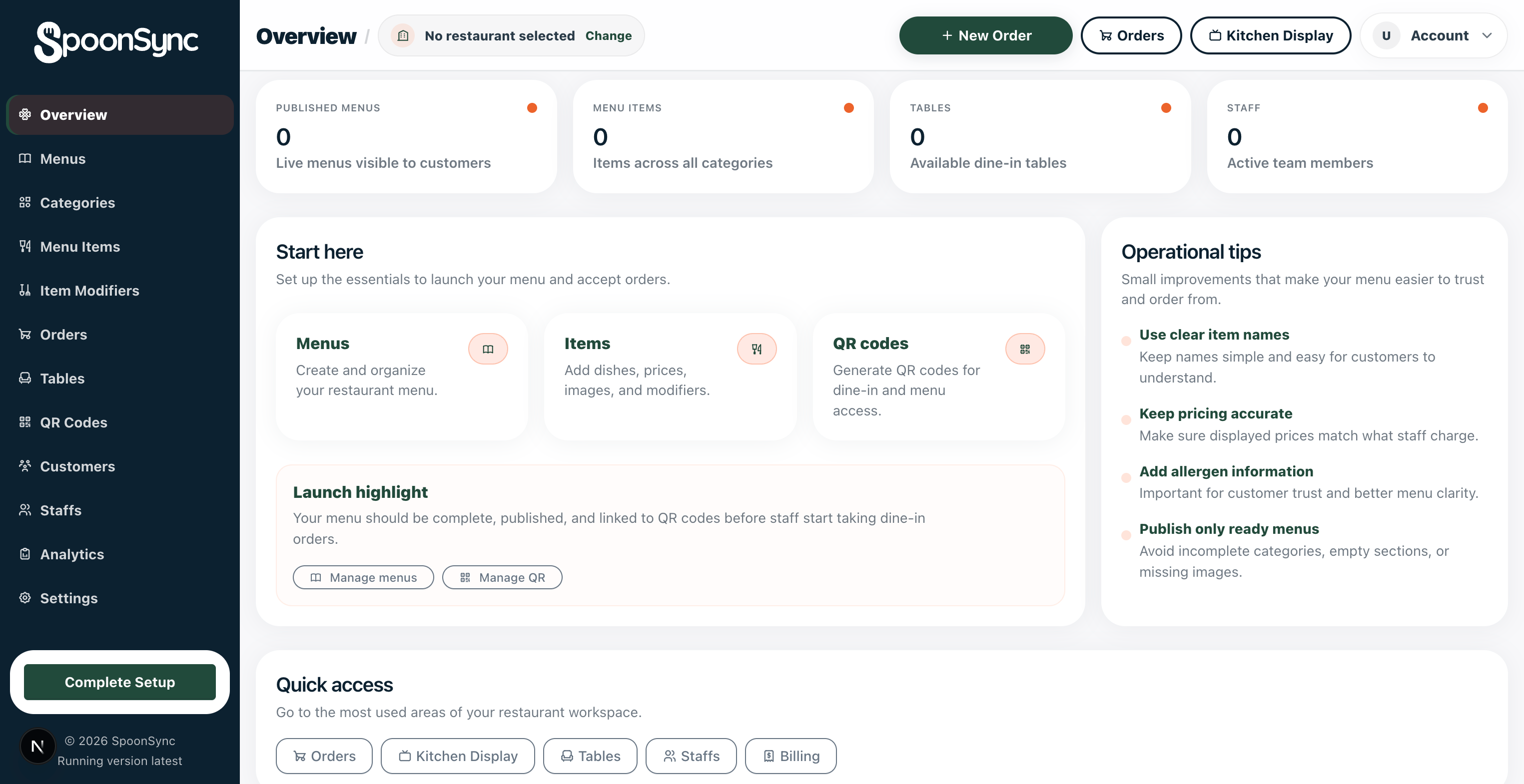 SpoonSync product preview